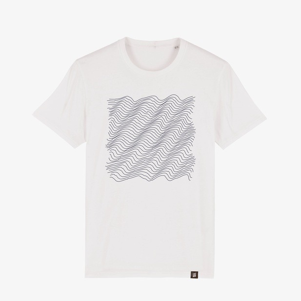 T-shirt Swell White | Design minimaliste | tshirt minimal graphic - by Inknow #tshirt #simple #illustration #design