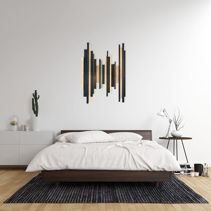 Custom Soundwave Wooden Wall Art image 2