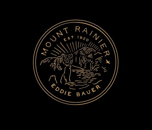Eddie_bauer_ _mount_rainier #logo #badge