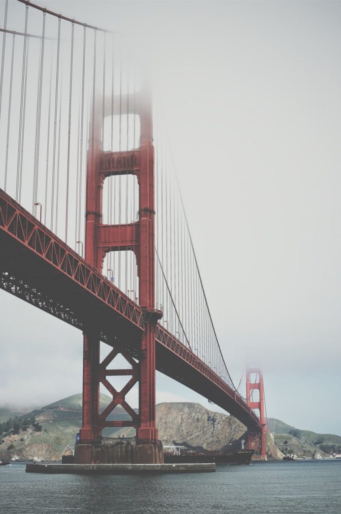 Golden Gate Bridge under blue sky at daytime