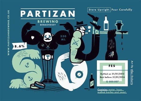 Partizan Brewing Labels #packaging #beer #label #bottle