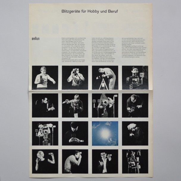 Braun Blitzgeräte für Hobby und Beruf Wolfgang Scheitel 1960 via www.dasprogramm.org