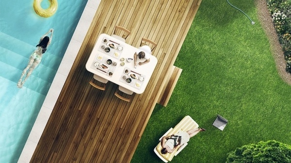 Eye bird / Swimming Pool - Jorge Peña / Retouch & Illustration #photography