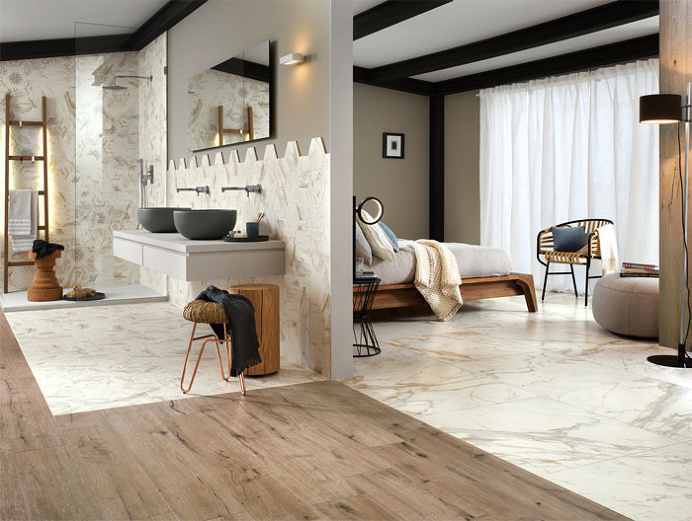 Latest Bathroom Designs and Colors for 2017 - #bath, #interior, #decor, #trend