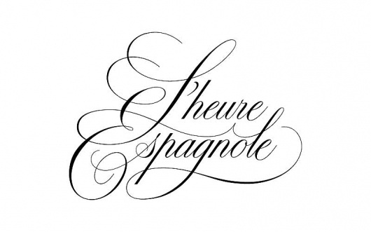 L'heure Expangole Logotype #drawn #script #hand