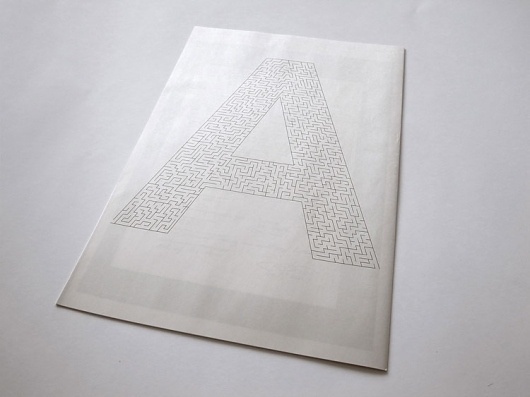 Graphic-ExchanGE - a selection of graphic projects #type #maze