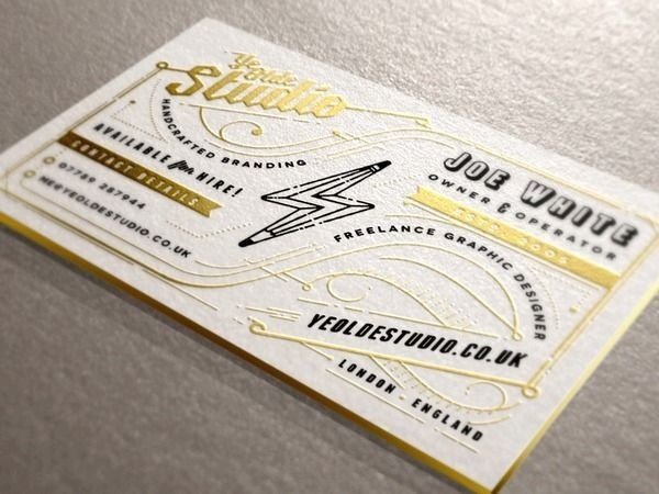 Ye Olde Studio Cards #design #graphic #typography