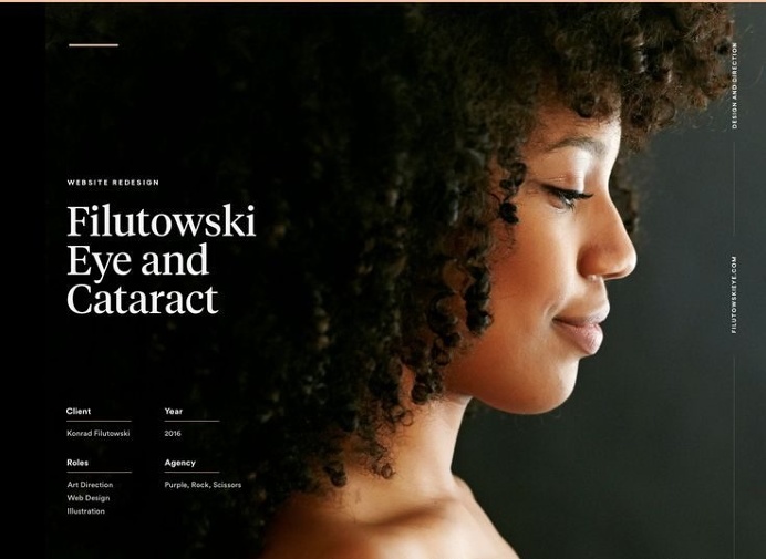 Filutowski Eye and Cataract Website Redesign