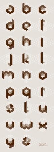 petersunna.com/found – randoms and inspiration #font #geometry #cube #typography