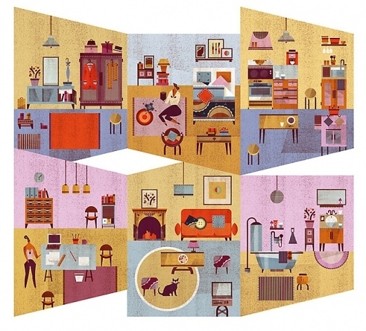 Lotta Nieminen #nieminen #illustration #habitare #lotta