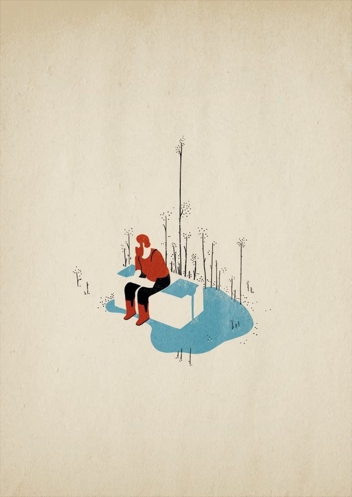 Le Meurtre teaser on Behance #illustration