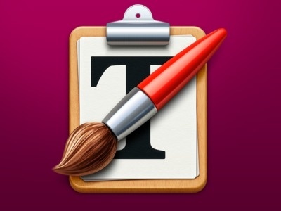 Paste Styler MacOS App Icon #text #icon #ramotion #wood #app #brush #paper #mac