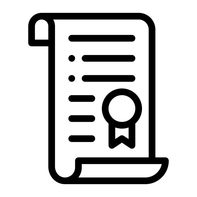 See more icon inspiration related to contract, patent, ribbon, file, guarantee certificate, files and folders, commerce and shopping, guarantee, qualification, certified, degree, certification, certificate and diploma on Flaticon.