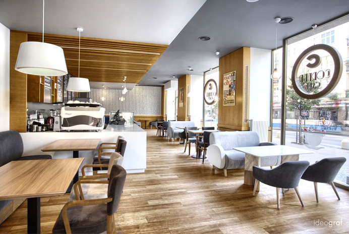 Cafe Corner by Ideograf - #decor, #interior, #restaurant