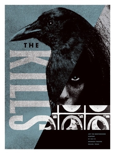 The Kills concert poster by Aesthetic Apparatus - New Arrivals - Gallery #poster