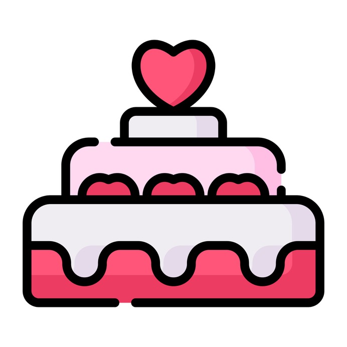 See more icon inspiration related to cake, birthday, birthday and party, food and restaurant, wedding day, dessert, bakery, heart, sweet and food on Flaticon.