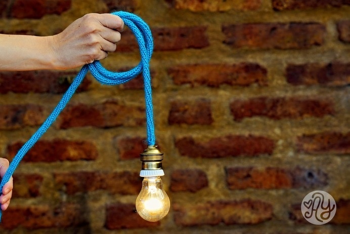 DIY Knitted Lamp | Agus Yornet Blog #light