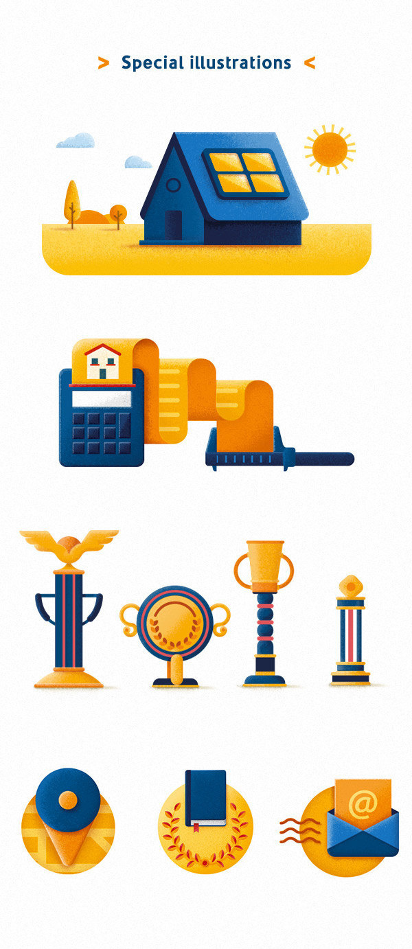 UBI Banca Restyling on Behance #icon #illustration #bank