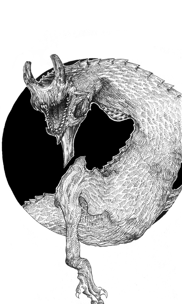 Kaiju 1 Artline - pentel Facebook and Tumblr: Bana's Kingdom #alien #dragon #line #white #movie #black #artline #insect #and #monster #game #kaiju #sci-fi