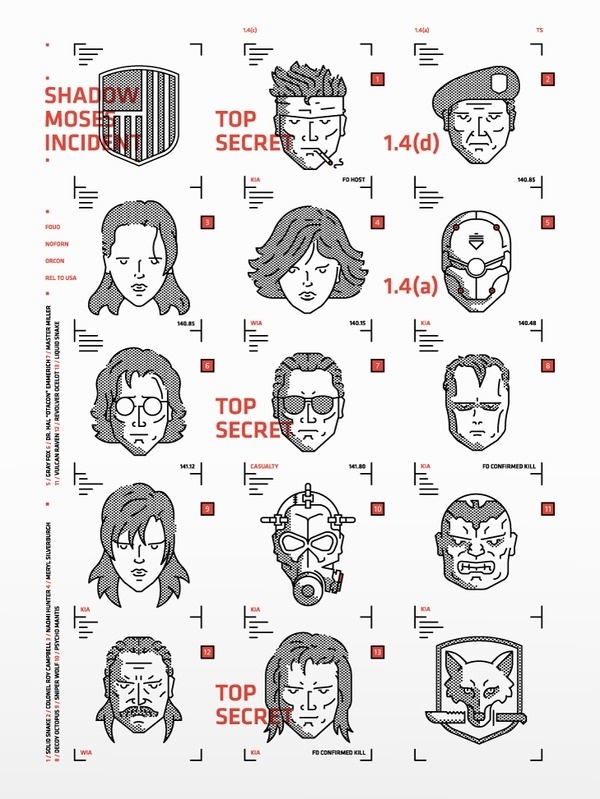 Metal Gear Dossier #gear #metal #illustration