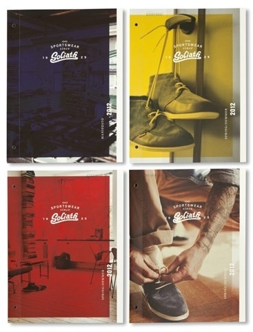 FFFFOUND! | Goliath Sportswear Identity from Studio Beige | Miss Design #cover #magazine #siciath
