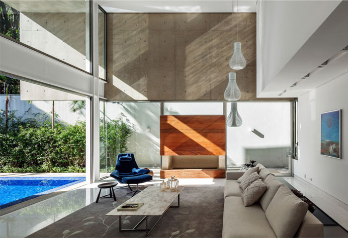 Concrete And Glass House - #architecture, #house, #home, #interior, #homedecor,