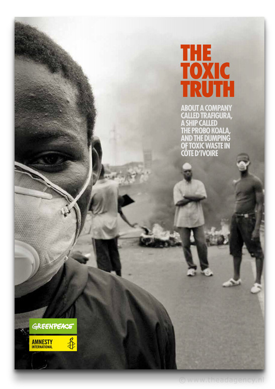 The Toxic Truth by Greenpeace & Amnesty International (The Ad Agency, www.theadagency.nl) #greenpeace #design #graphic #book #publication #amnesty