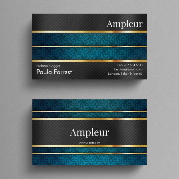 Premium PSD  Luxury business card mockup