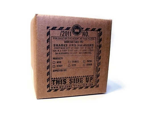Welcome to Eastvan - enjoy your stay. #stamp #packaging #design #graphic #crafted #eastvan #hand #typography