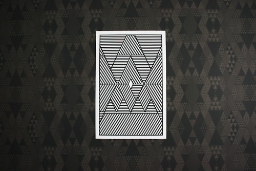 SKETCHES & THINGS by JULES TARDY #lines #pattern #design #graphic #postcard
