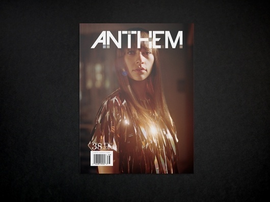 Graphic design inspiration #cover #anthem #magazine