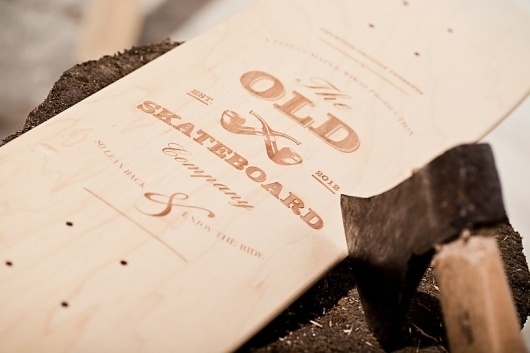 Old Skateboards / Limited Edition #typography