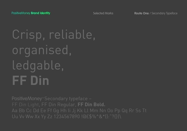Positive Money Branding on the Behance Network #typography