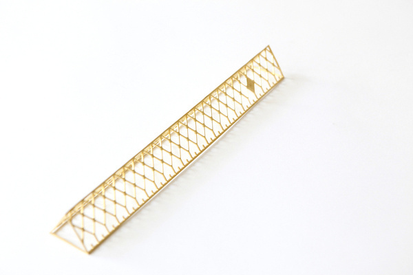 ASAF ASHET - TRIANGLE GOLDEN RULER #ruler #gold