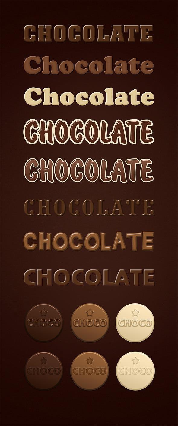 Chocolate Layer Styles