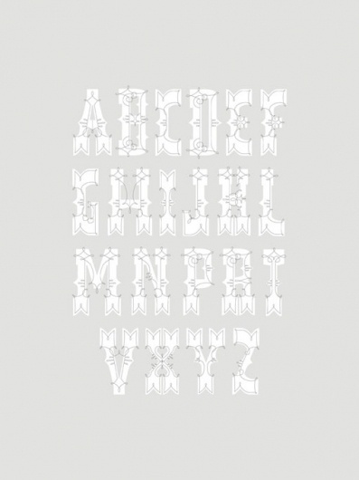 design work life » Missy Austin: Nelma #display #typography