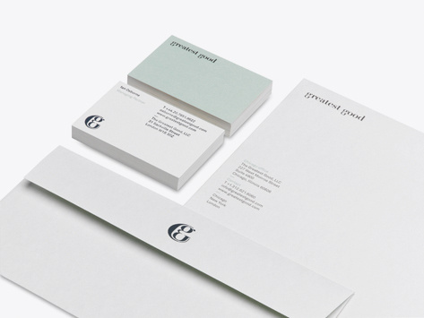 Winkreative Greatest Good #stationary #branding #typography
