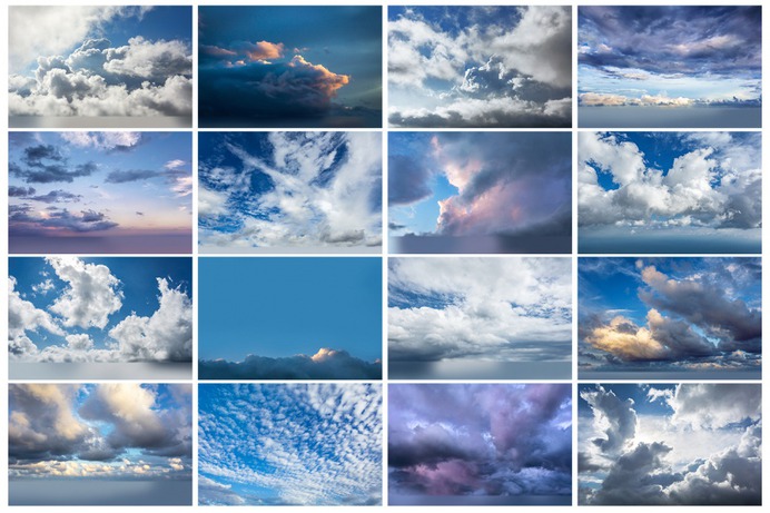 100 Best Sky Overlays for Photoshop|Natural Sky Overlay Photoshop
