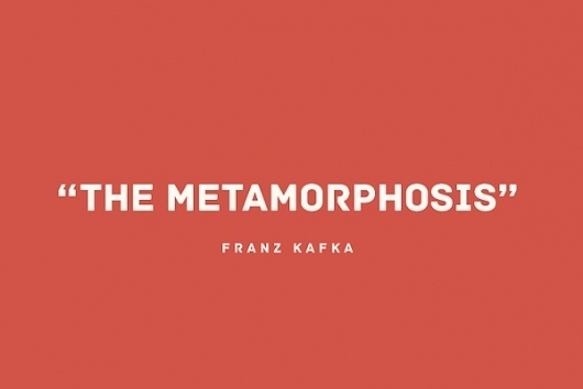 Archive on the Behance Network #typgraphy #bahaus #bold #kafka #franz
