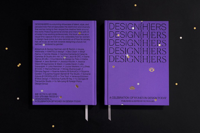 DESIGN{H}ERS Book - Mindsparkle Mag DESIGN{H}ERS is a stunning showcase of up-and-coming talent spanning across a variety of design mediums to highlight the distinction and diversity that women bring to their respective fields. #logo #packaging #identity #branding #design #color #photography #graphic #design #gallery #blog #project #mindsparkle #mag #beautiful #portfolio #designer