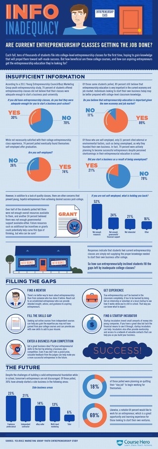 Course Hero Info Inadequacy graphic #infographic #education #entrepreneurship