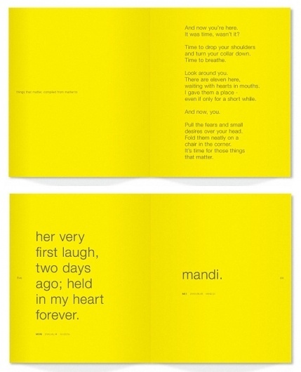 Matter Strategic Design 2011 Sketchbook - FPO: For Print Only #cardboard #yellow #calendar #matter #diecut