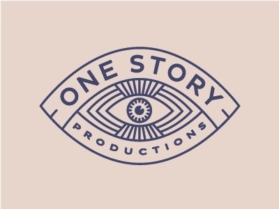 One Story Productions Logo by Lauren Dickens #logo #line #drawing #eye