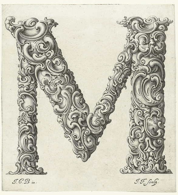 An Alphabet of Organic Type (ca.1650) | The Public Domain Review #type #lettering