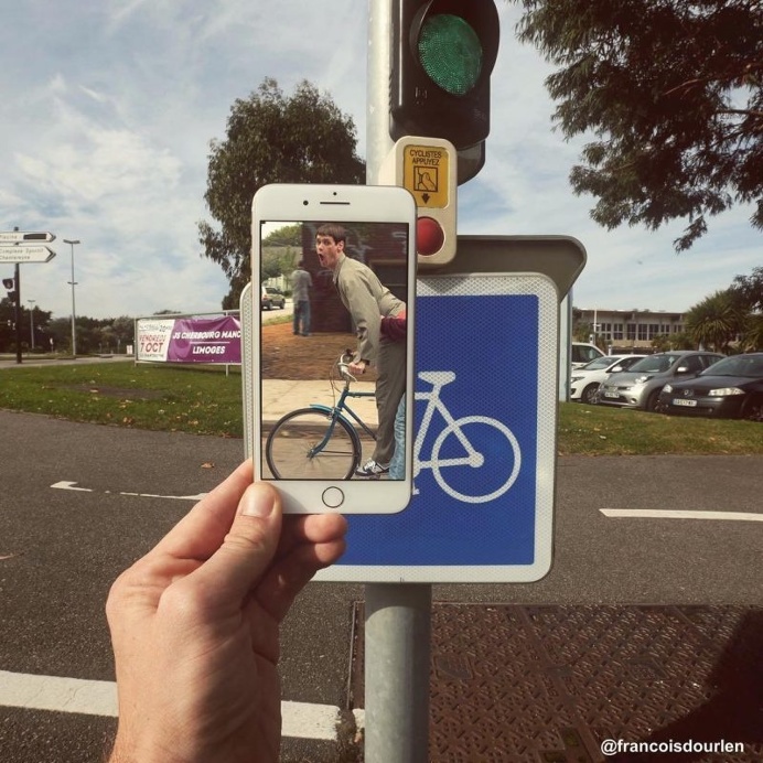 Instagram Art: François Dourlen Juxtaposes Pop Culture Characters Into Real-Life