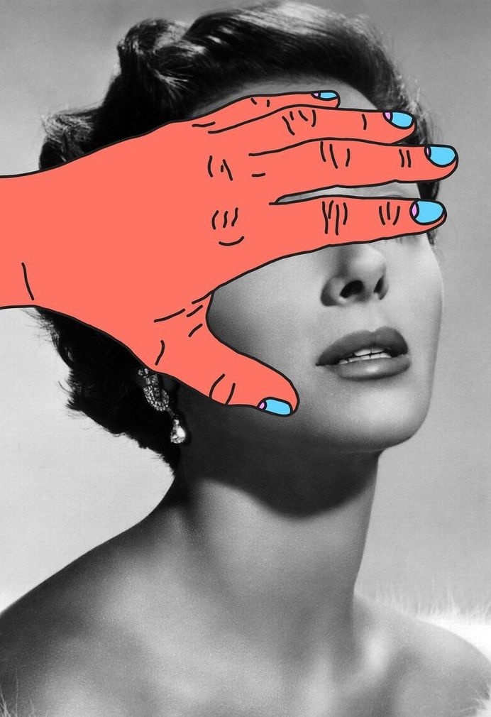 Tyler Spangler's collage. #collage #white #black #and