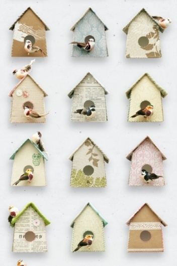 Birdhouse_wallpaper | 17 | Products | Studio ditte #ditte #design #wallpaper #studio