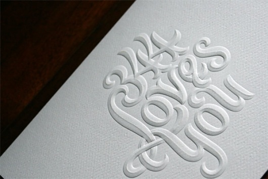 344 Loves You Card - FPO: For Print Only #letterpress #typography