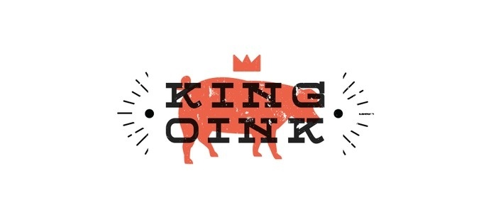Typography by Lucas Jubb http://lucasjubb.co.uk/portfolio/oakies-food-kitchen/ #americana #poutine #food #burgers #pig #meat #vintage #jubb #lucas #typography