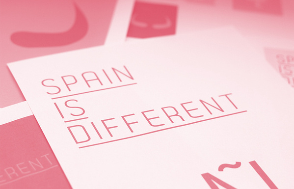 Spain is different #branding #brand #identity #logo #pain #paper
